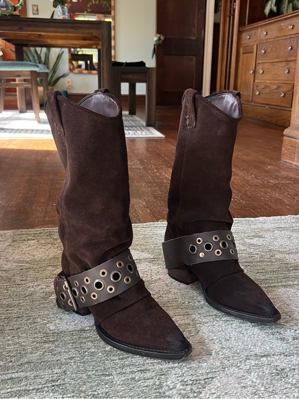 Steve Madden ashwood buckle boot
